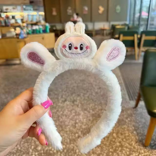 🎀🐰 Serre-tête peluche lapin pour fille