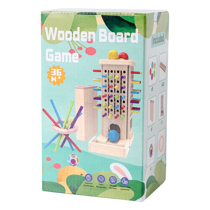Jeu de Bâtonnets en Bois – Amusant & Éducatif !