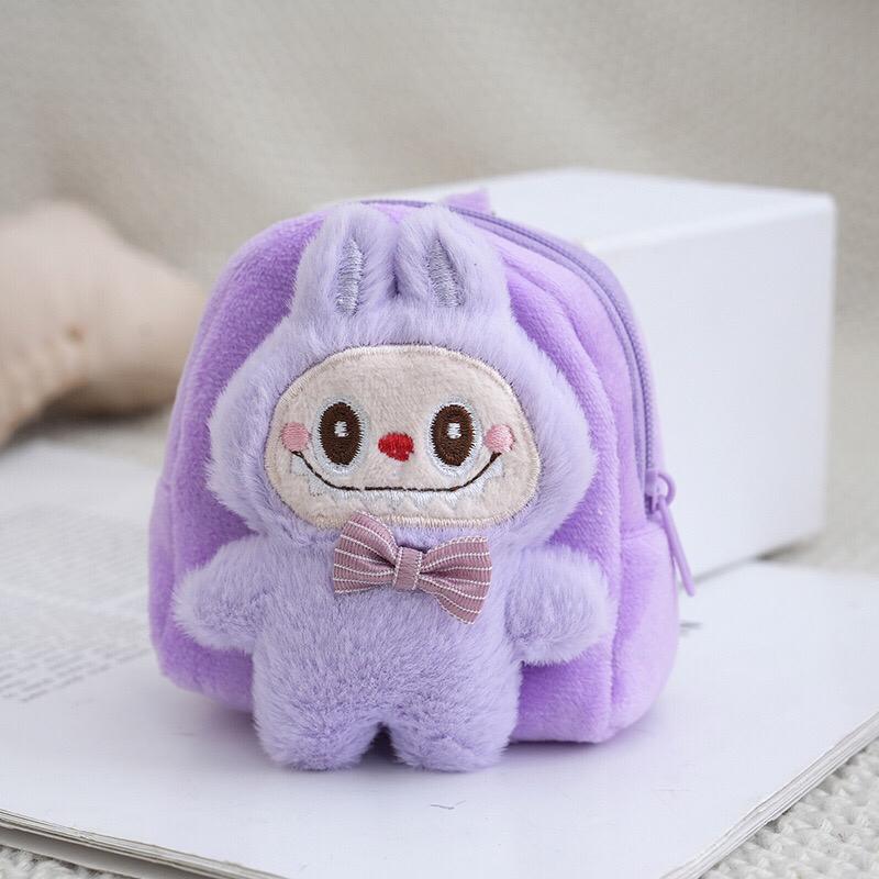 Petit sac Labubu en peluche – Compagnon doux et rigolo pour les enfants