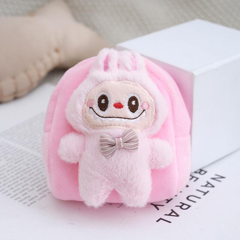 Petit sac Labubu en peluche – Compagnon doux et rigolo pour les enfants