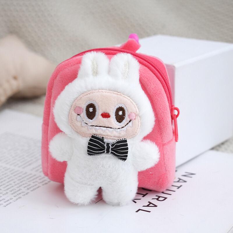 Petit sac Labubu en peluche – Compagnon doux et rigolo pour les enfants
