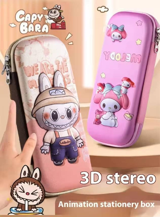 ✏️ Trousse Labubu 3D – Rentrée stylée et organisée