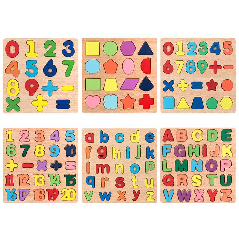 Pack Éveil Complet Montessori – Lettres, Chiffres et Formes