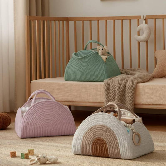 🧺✨ Panier de rangement bébé pratique et élégant