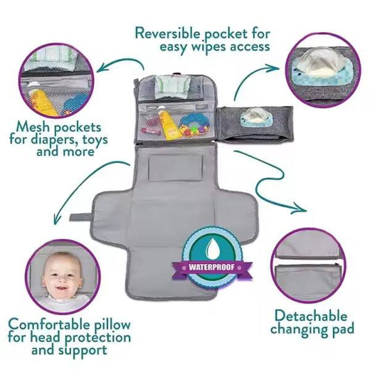 🍼✨ Tapis à langer pliable pratique et léger